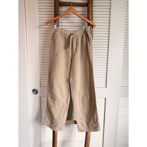 Wilfred Wide Leg Pants in Light Khaki